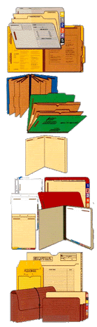 Filing folders and supplies