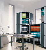 Cabinets to create one modular, fully secure filing and storage system.