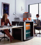 Cabinets to create one modular, fully secure filing and storage system.